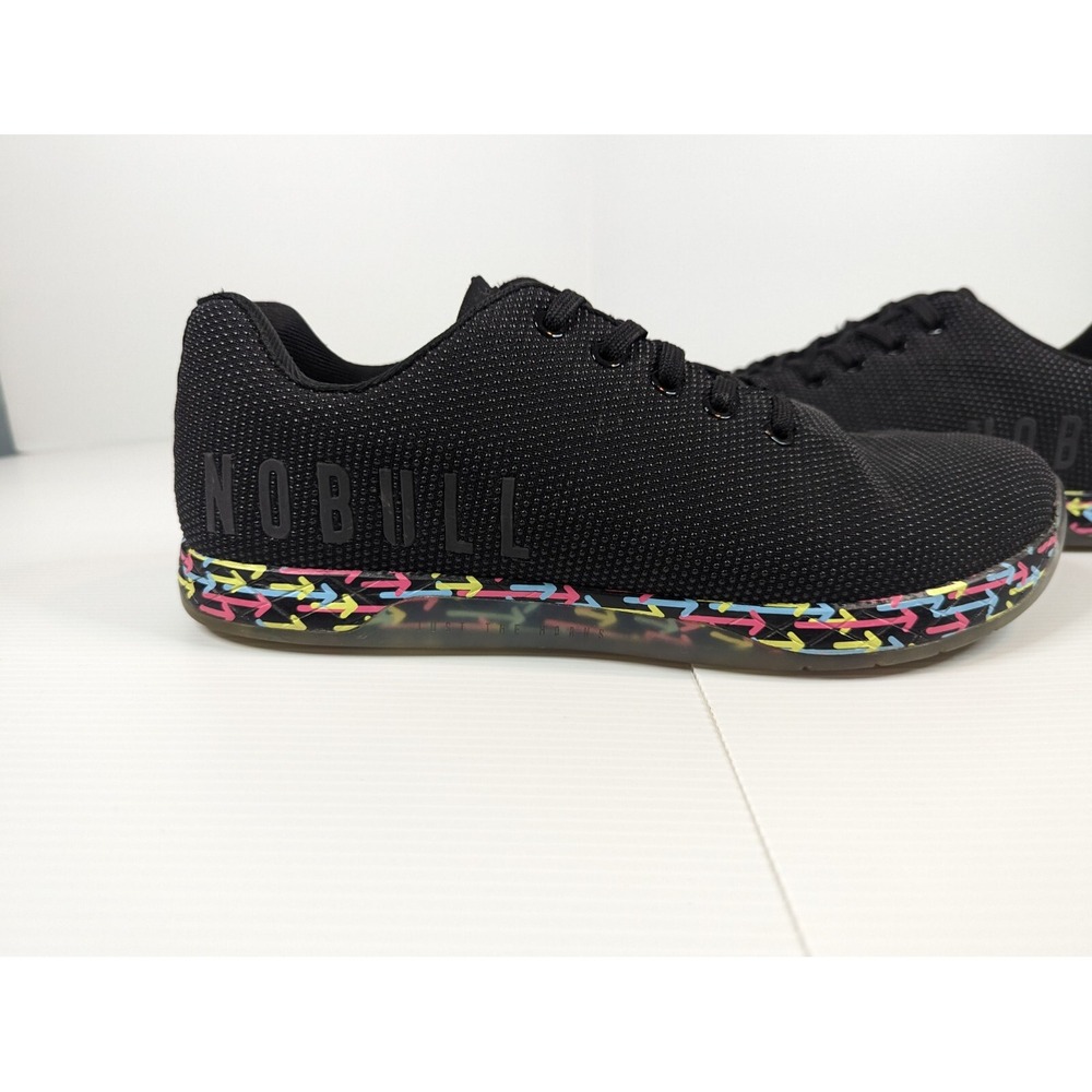 Nobull Training Shoes Men's 11.5 Women's 13 Black Multicolor United in Movement - Picture 2 of 9